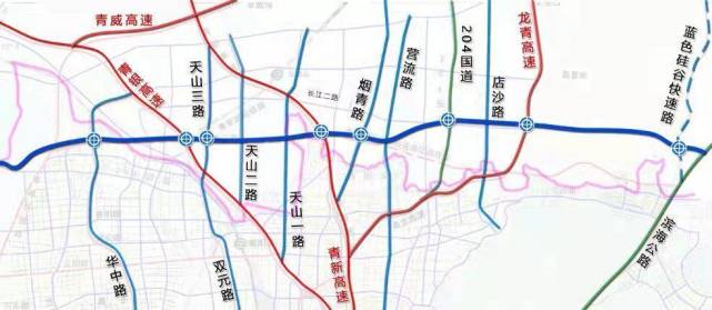 藍(lán)谷至膠東機(jī)場(chǎng)快速通道即墨城陽(yáng)段通過(guò)專家審查，力爭(zhēng)年內(nèi)盡早開(kāi)建